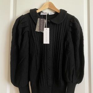 Topshop x Ivana Helsinki Puff Sleeve Sweater XS